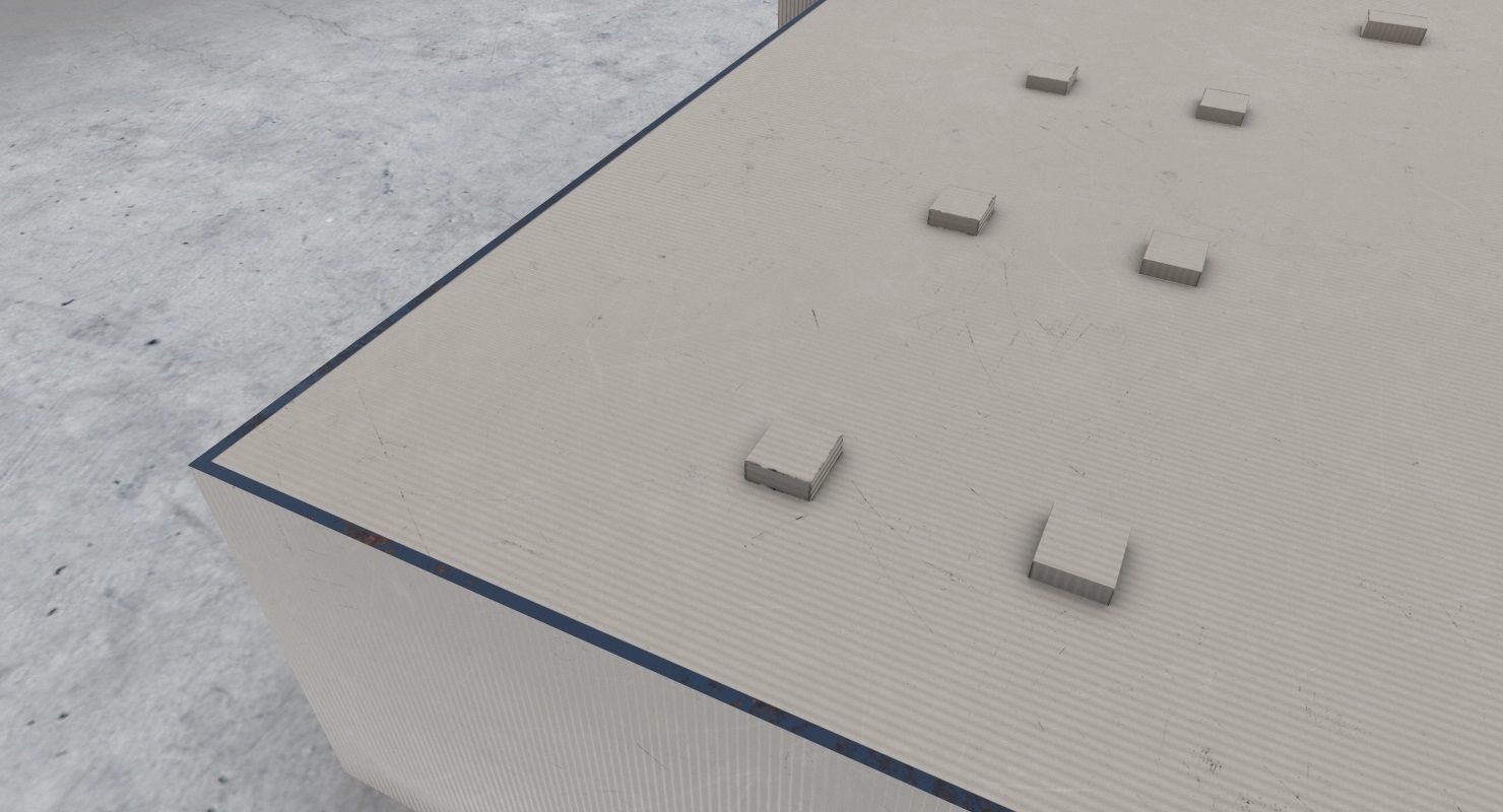 EDDB Technical Building 2 Low-poly 3D model_2