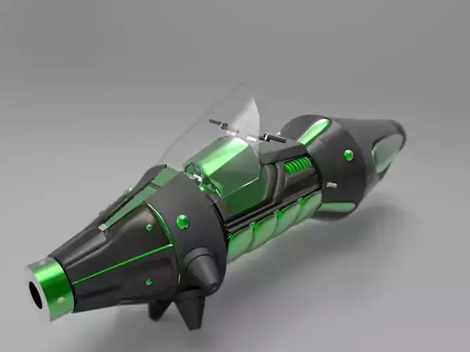 Futuristic Vehicle Light-Boost 3D model