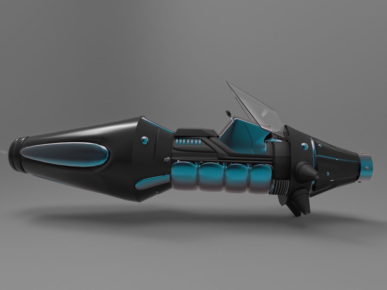 Futuristic Vehicle Light-Boost 3D model_1