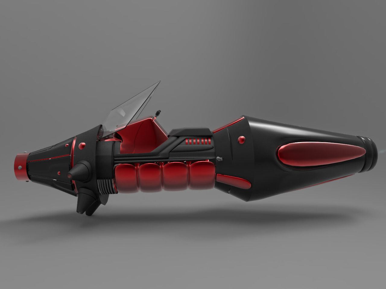 Futuristic Vehicle Light-Boost 3D model_2