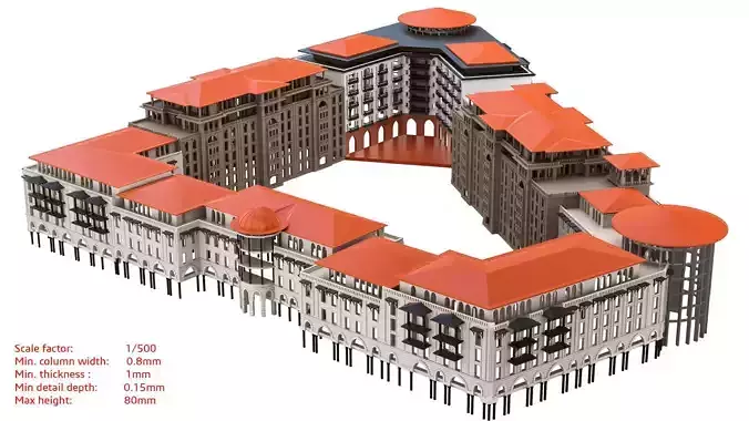 buildings for 3d printing 3D print model