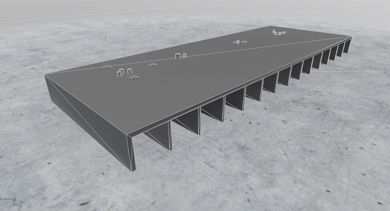 EDDB Technical Building 4 Low-poly 3D model_11