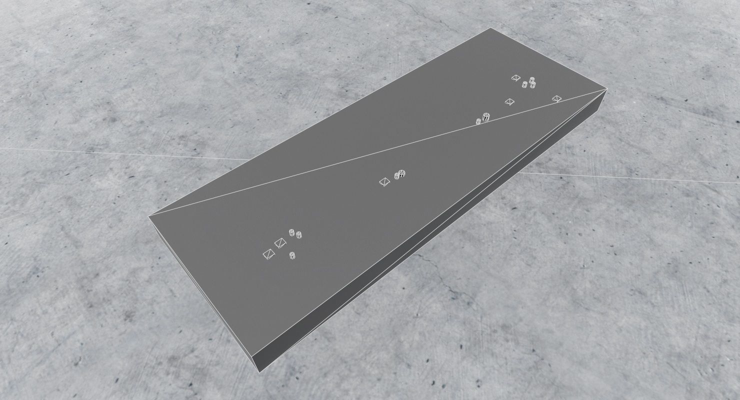 EDDB Technical Building 4 Low-poly 3D model_9