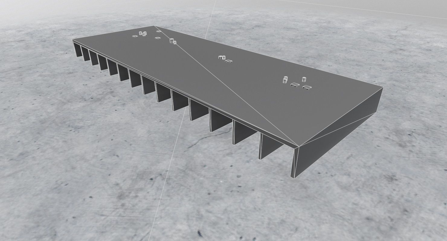 EDDB Technical Building 4 Low-poly 3D model_8