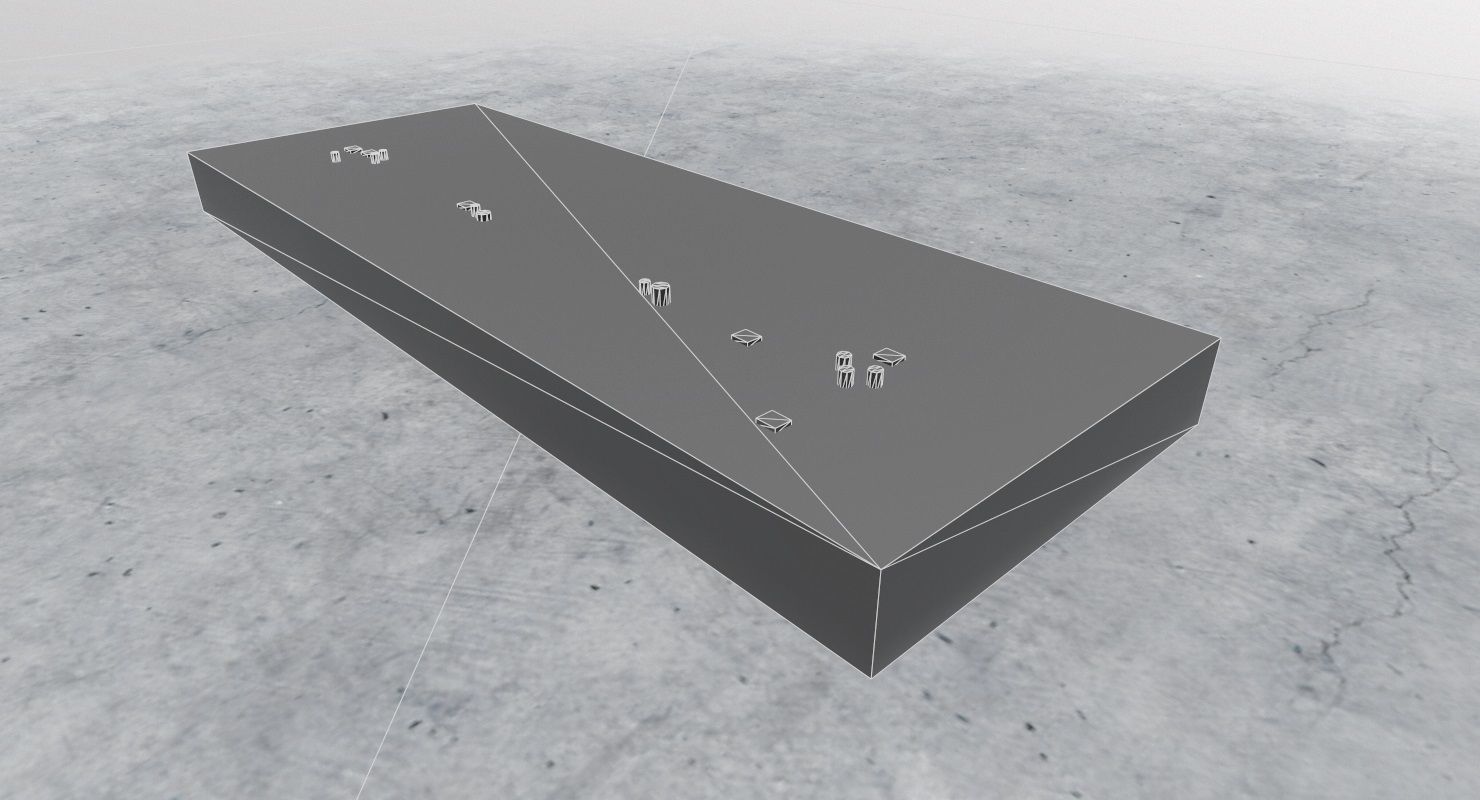 EDDB Technical Building 4 Low-poly 3D model_10