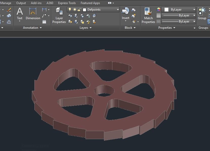3d Drawings by Autocad  3D model_4
