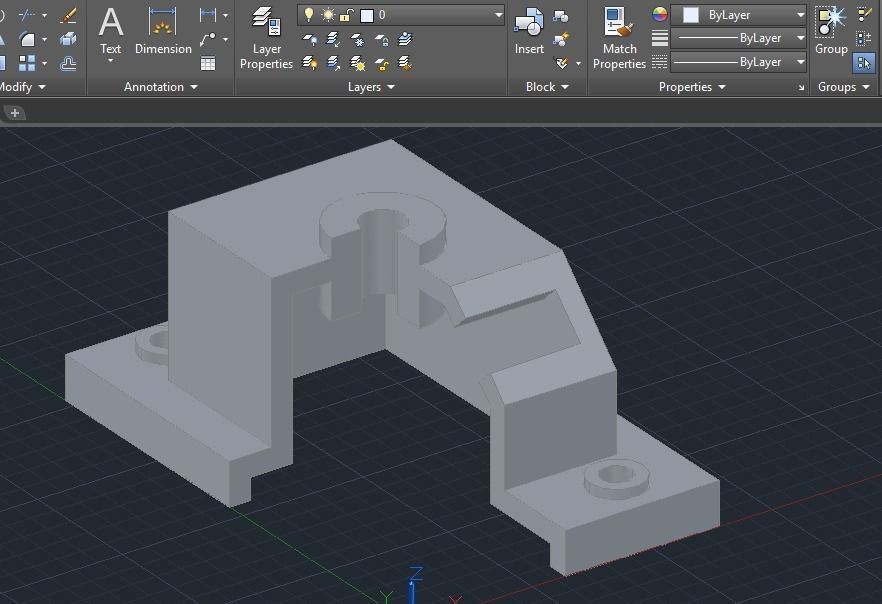 3d Drawings by Autocad  3D model_9
