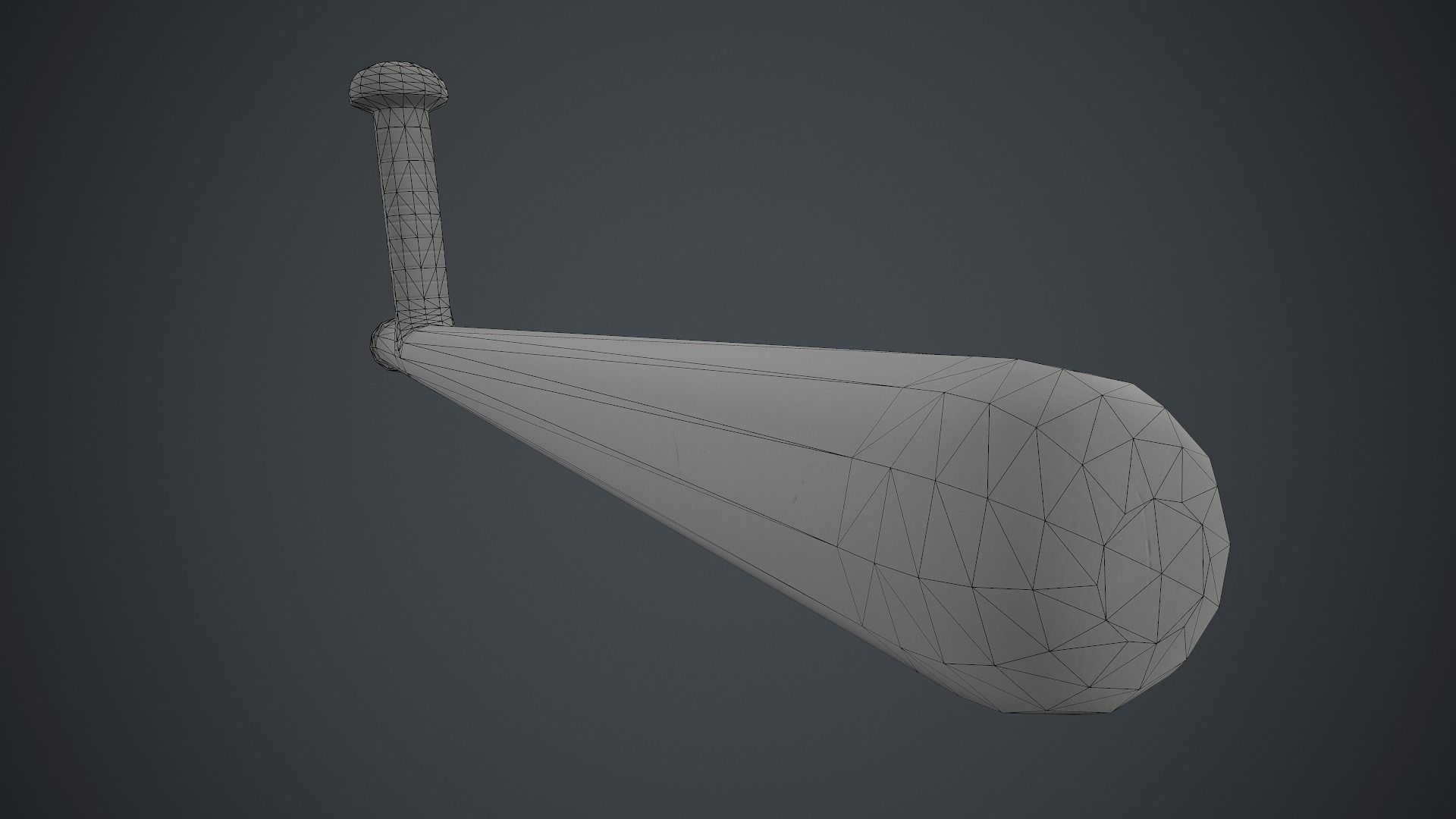 Police Plastic Stick PBR Game Ready Low-poly 3D model_17