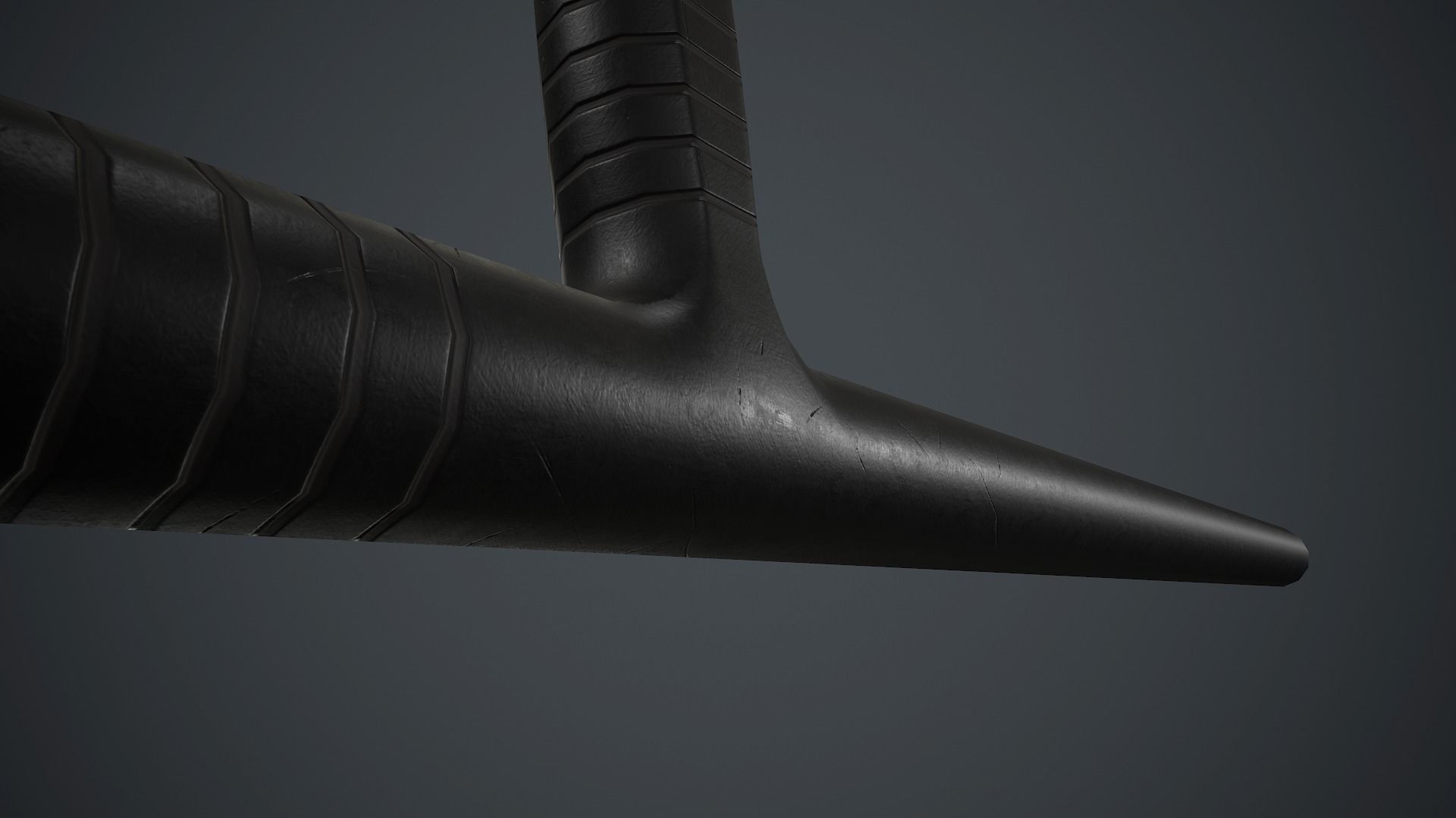 Police Plastic Stick PBR Game Ready Low-poly 3D model_11