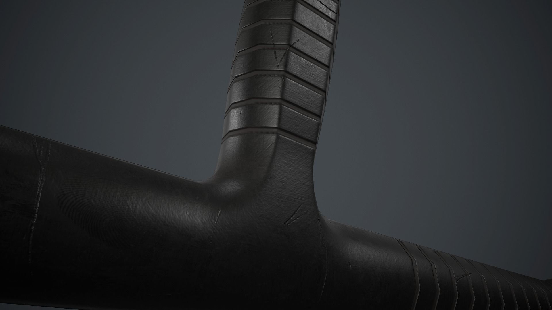 Police Plastic Stick PBR Game Ready Low-poly 3D model_12