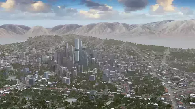 Massive City 04 3D model