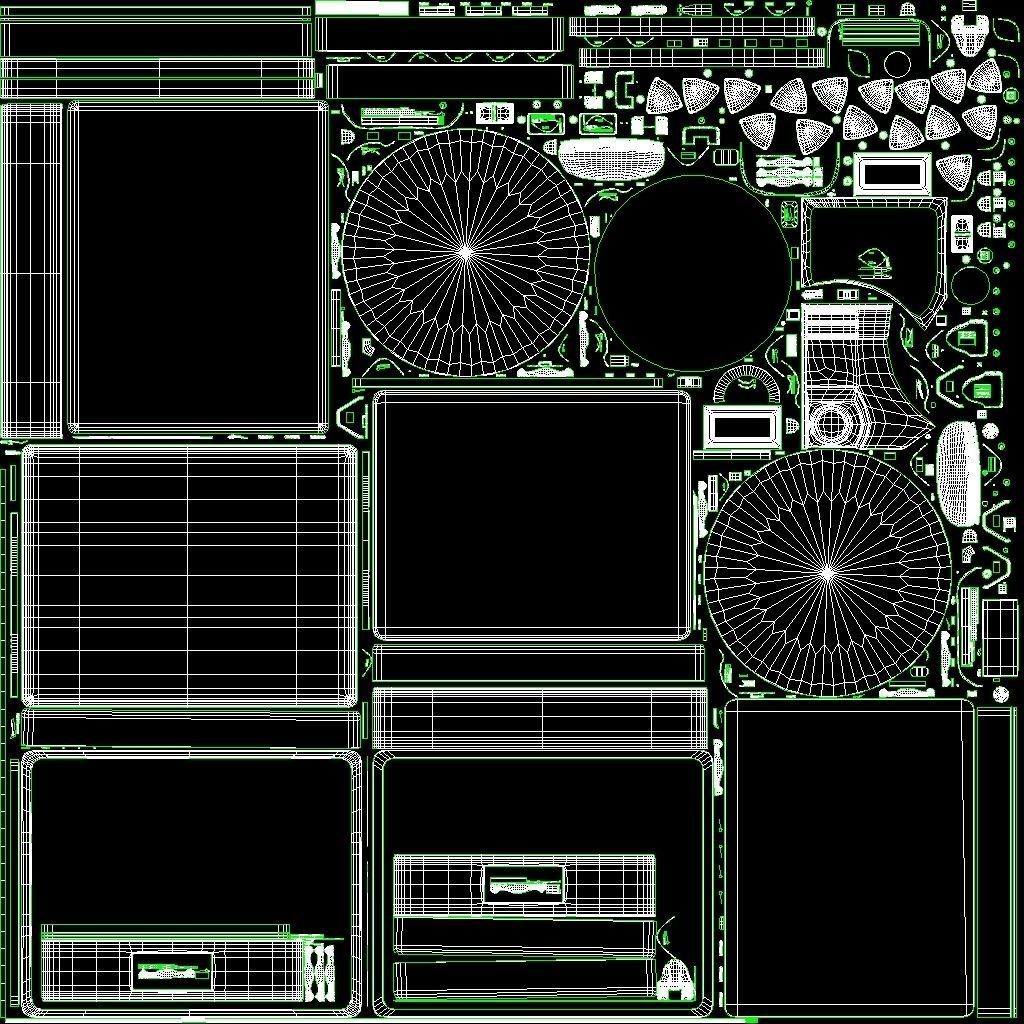 Executive Deluxe Turntable 3D model_5