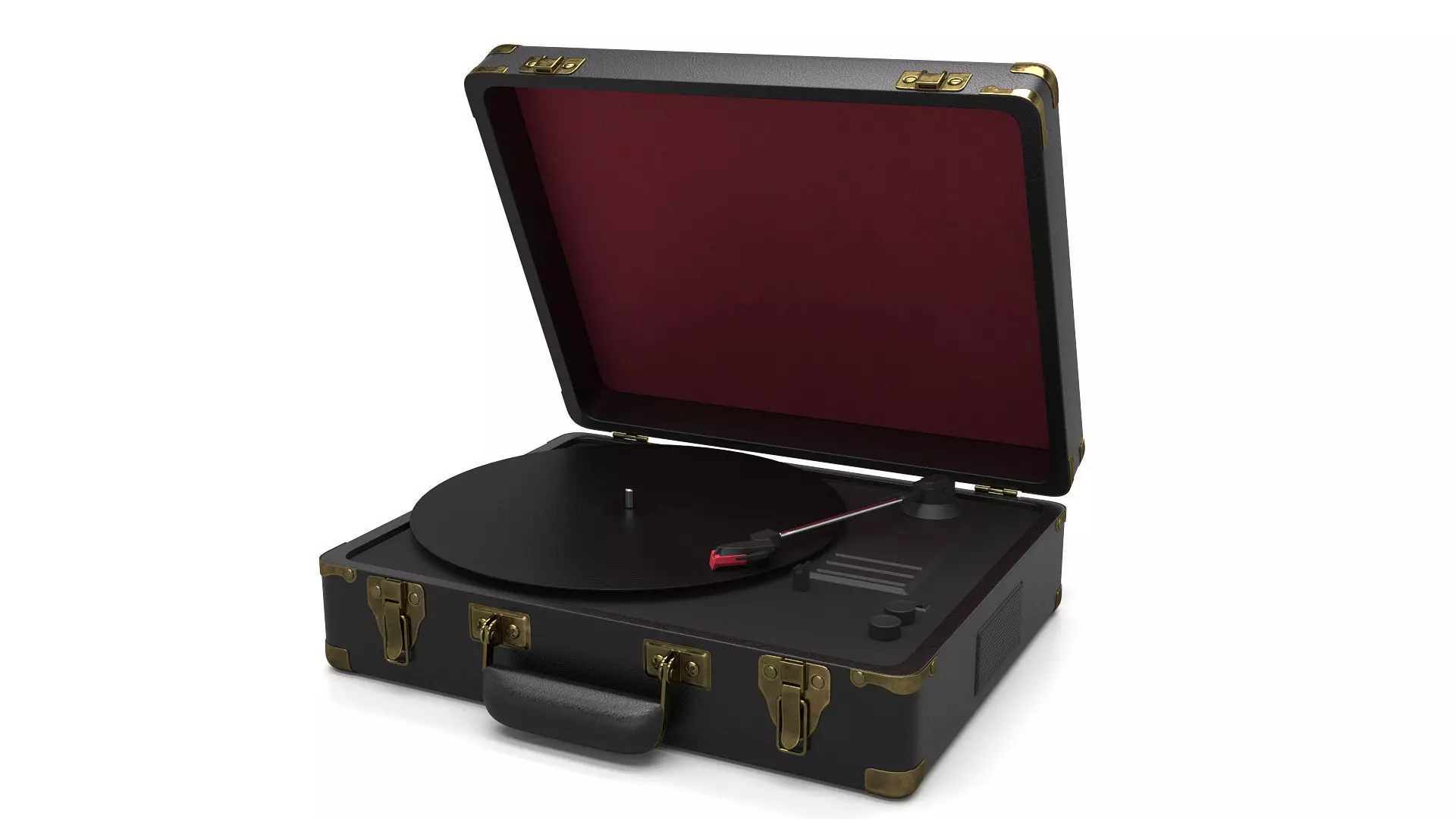 Executive Deluxe Turntable 3D model_0