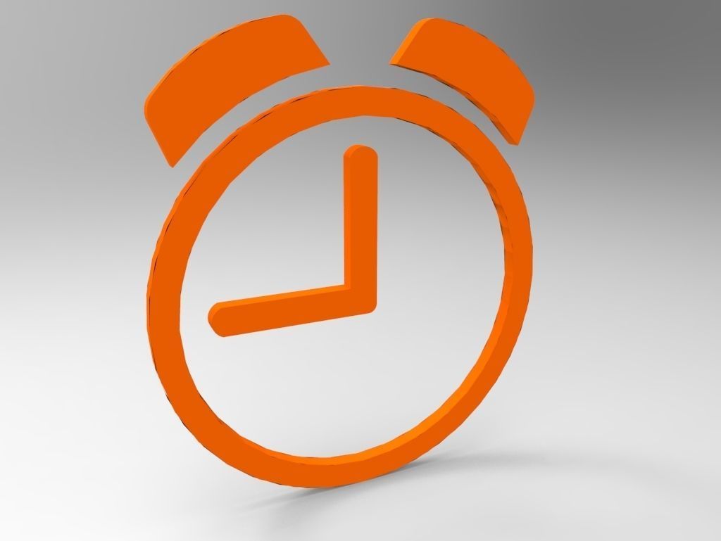 Clock symbols with multiple color free Free low-poly 3D model_7
