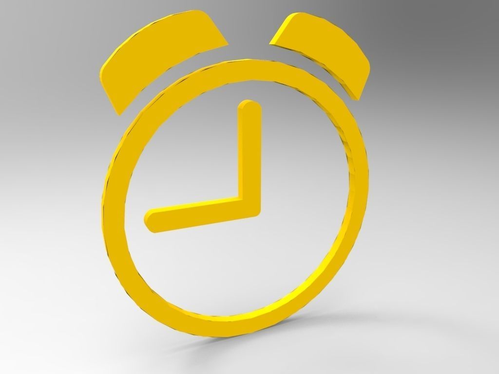 Clock symbols with multiple color free Free low-poly 3D model_9
