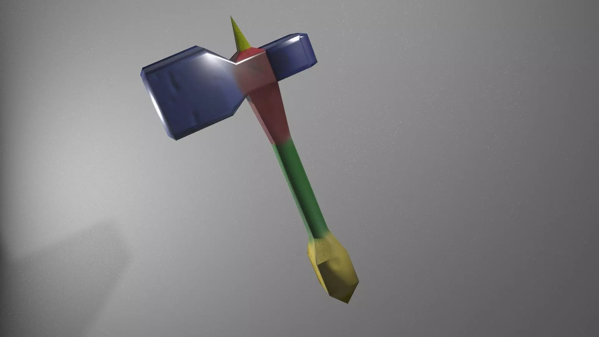 hammer game ready asset Low-poly 3D model_0