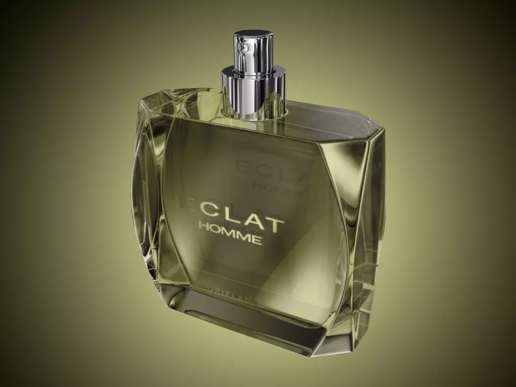 Perfume bottle eclat homme oriflame 3D model_0