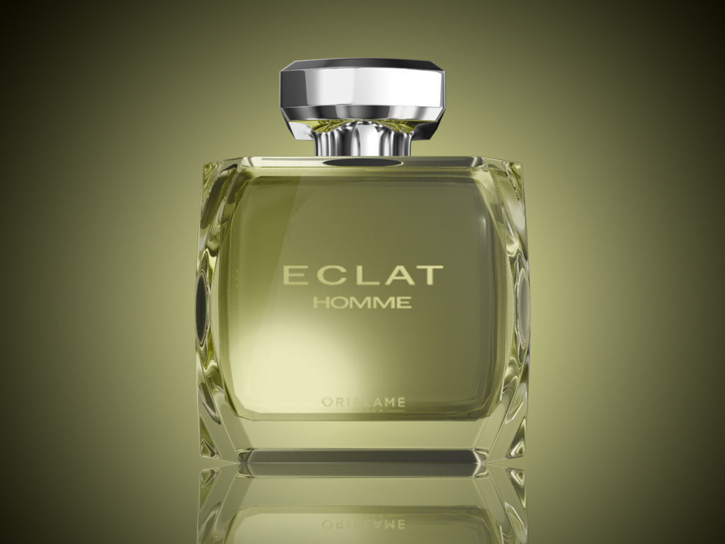 Perfume bottle eclat homme oriflame 3D model_3