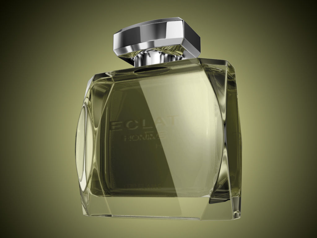 Perfume bottle eclat homme oriflame 3D model_1