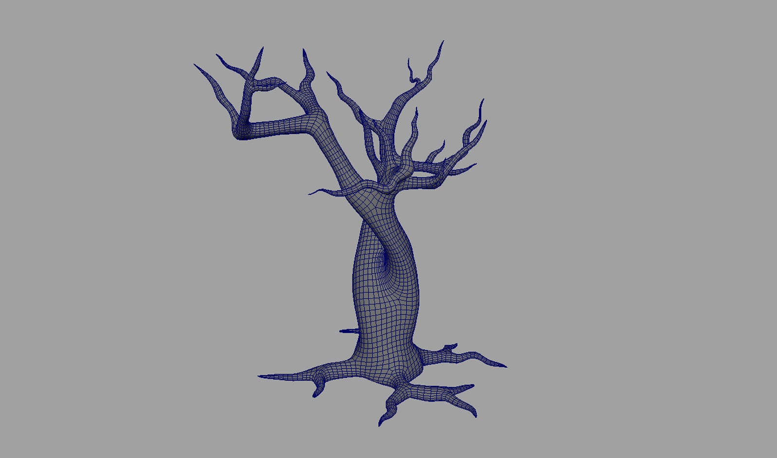 Tree with no leaves Free 3D model_1