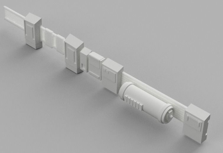 Star Wars Clone Trooper Realistic Belt 3D print model_1