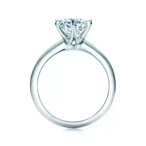 engagement ring tiffany 3D print model