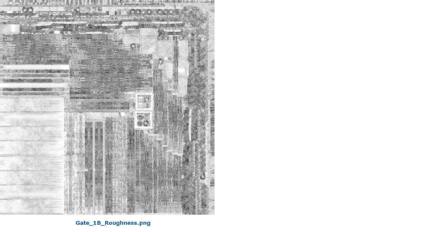 Gate 1B Low-poly 3D model_10