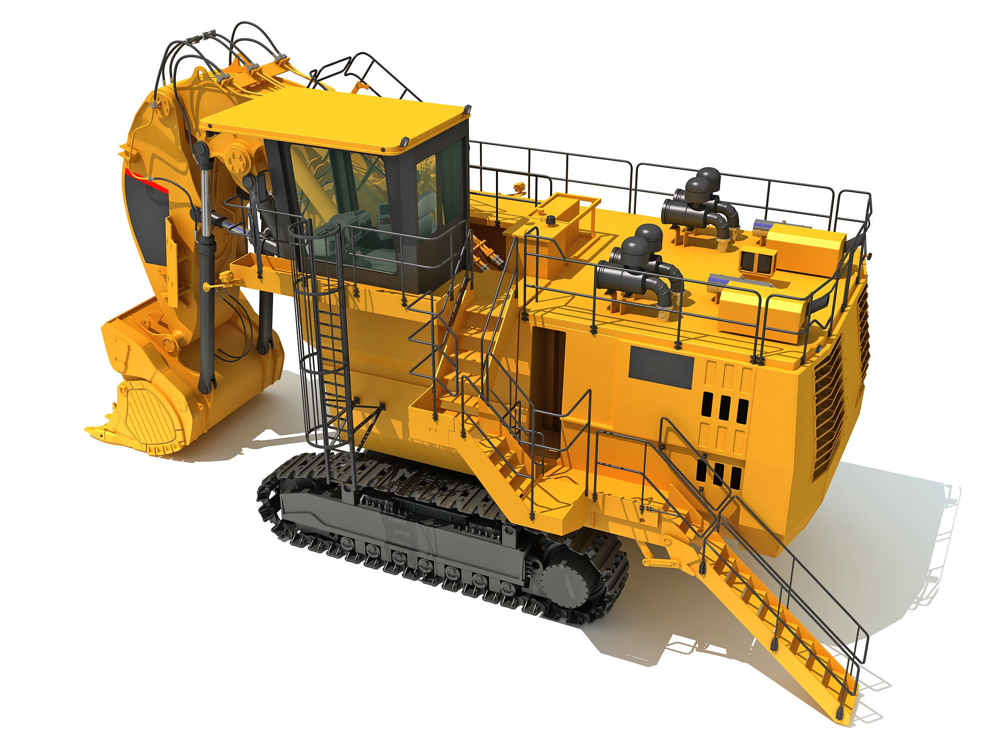 Mining Machine 3D Models 3D model_12