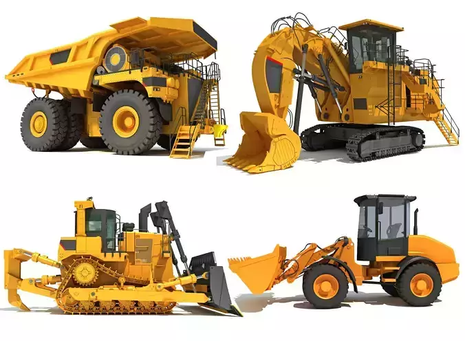 Mining Machine 3D Models 3D model