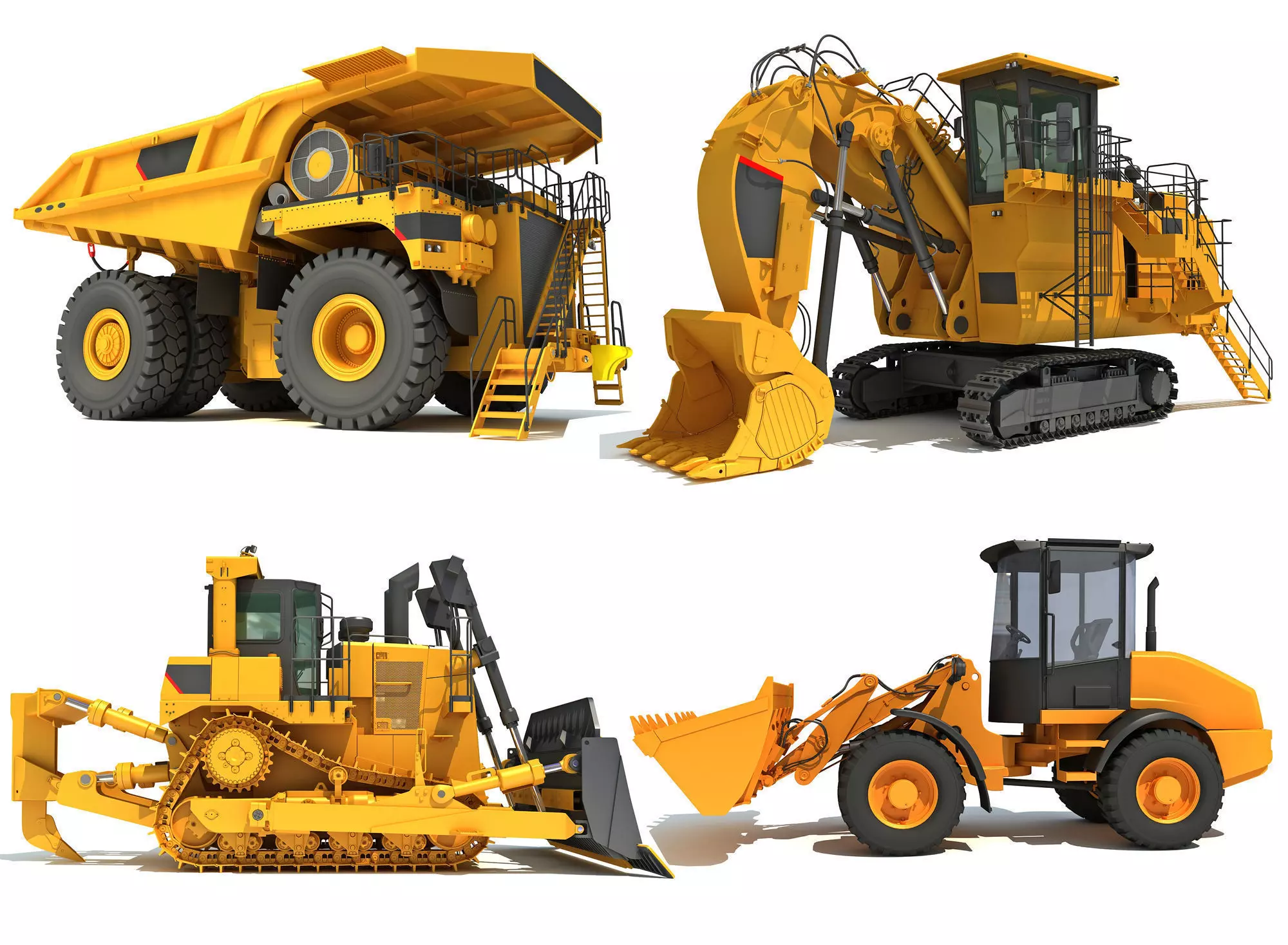 Mining Machine 3D Models 3D model_0