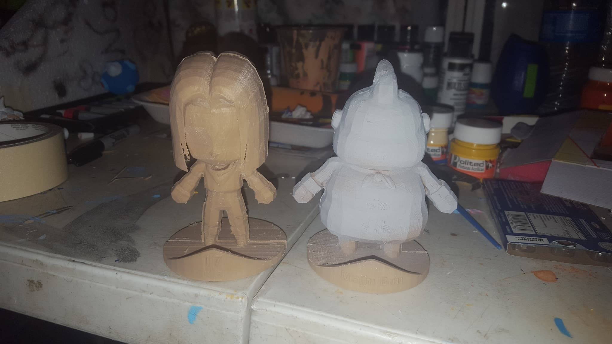 Chibi 17 with classic costume 3D print model_9