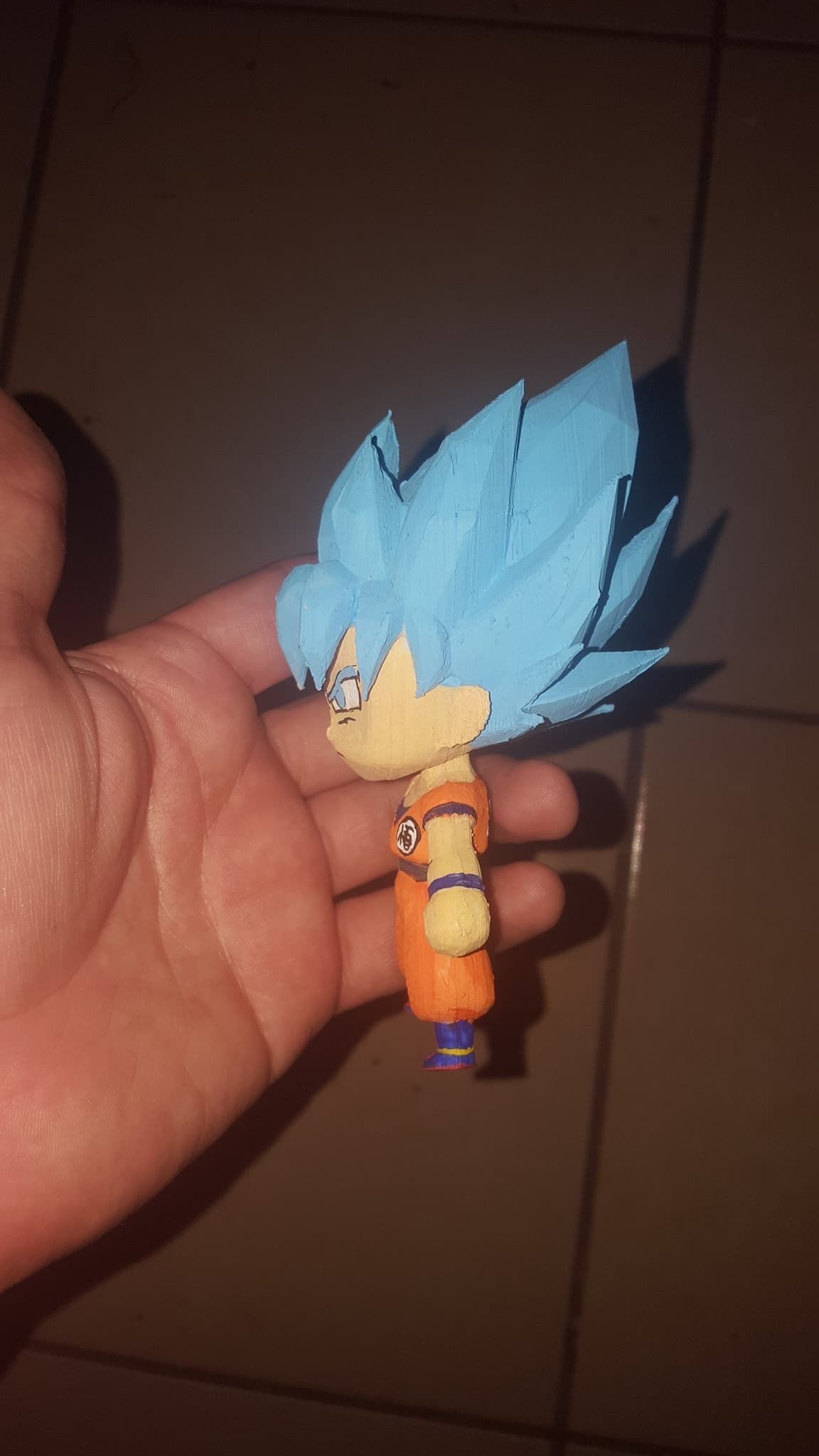 Chibi 17 with classic costume 3D print model_3