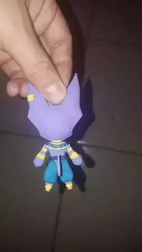 Chibi 17 with classic costume 3D print model