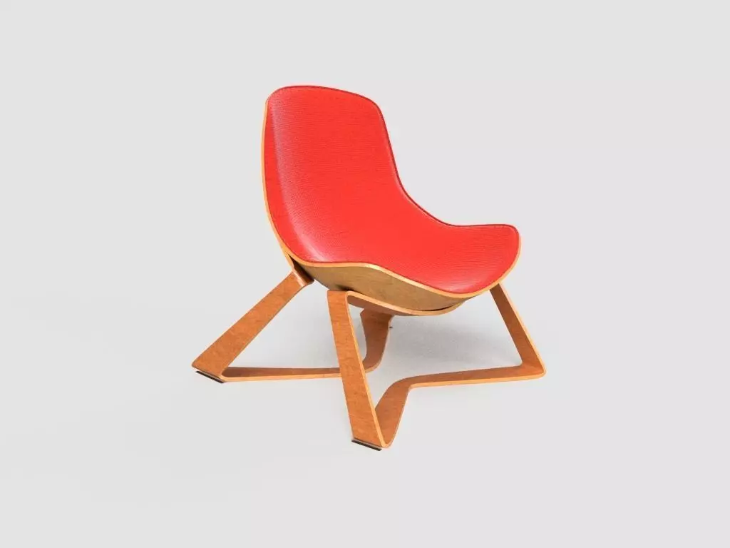 Reading Chair Free 3D model_0