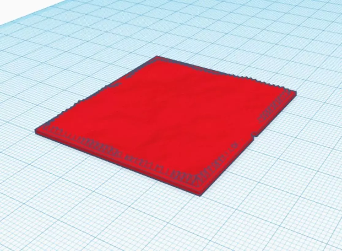 Kings of war 50x50mm Monster Base Free 3D print model
