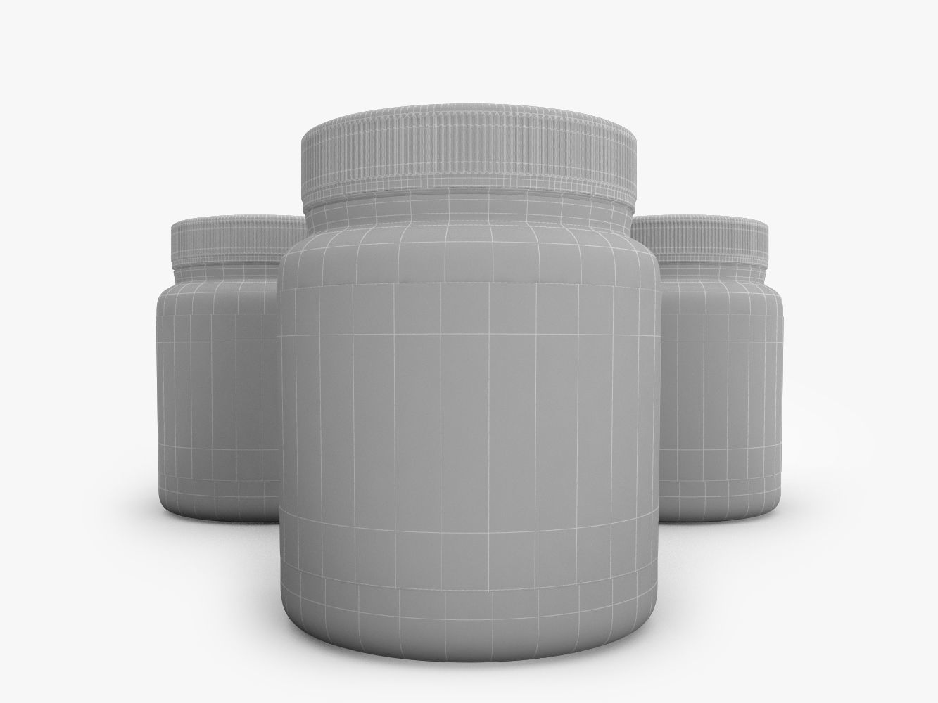 Supplement Bottle 3D model_3