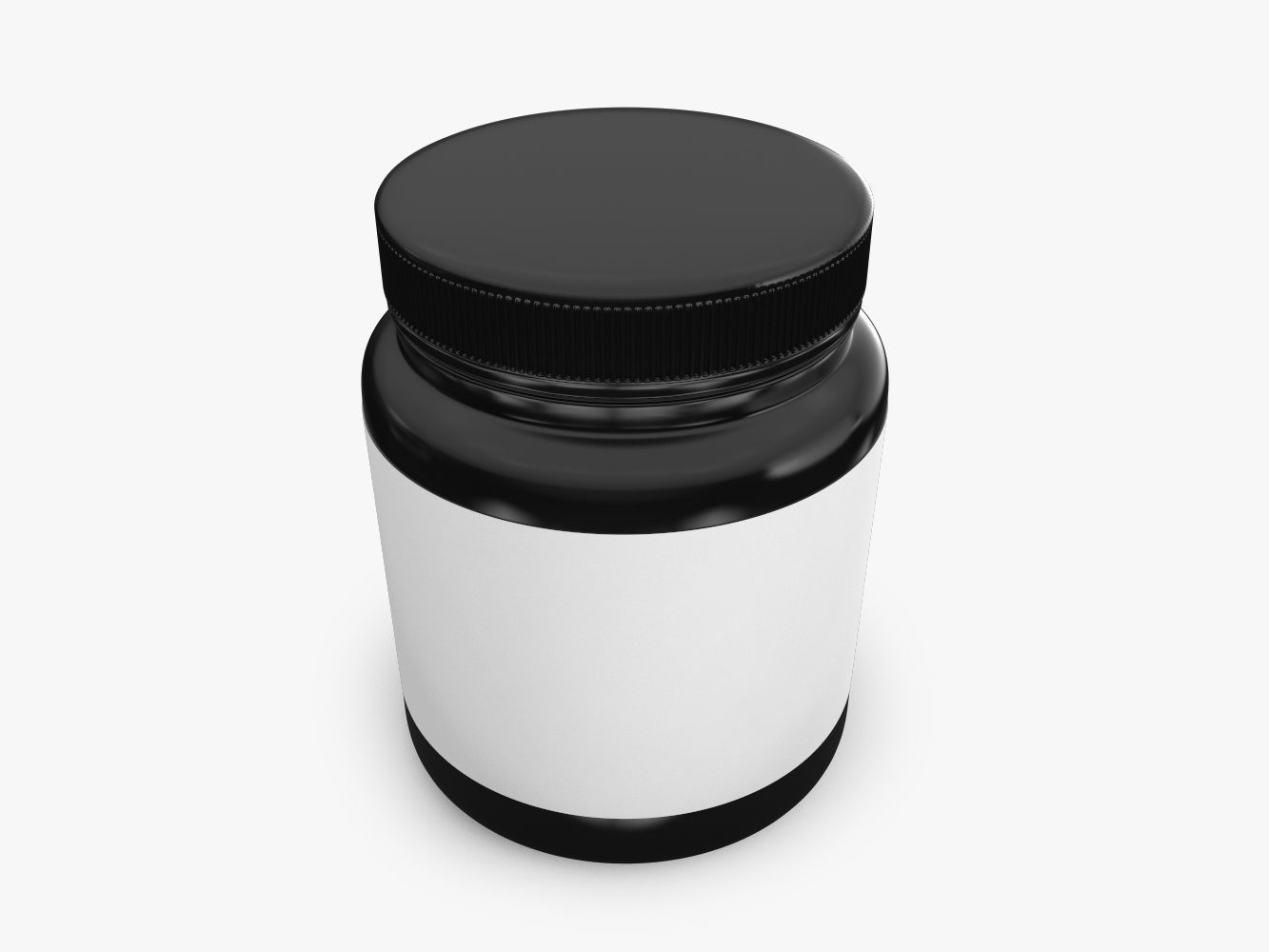 Supplement Bottle 3D model_1