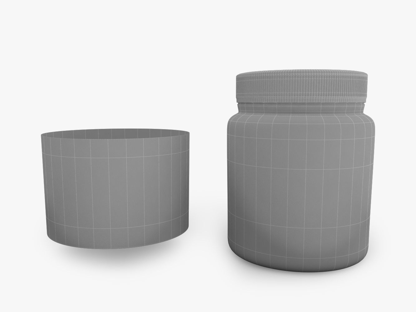 Supplement Bottle 3D model_5