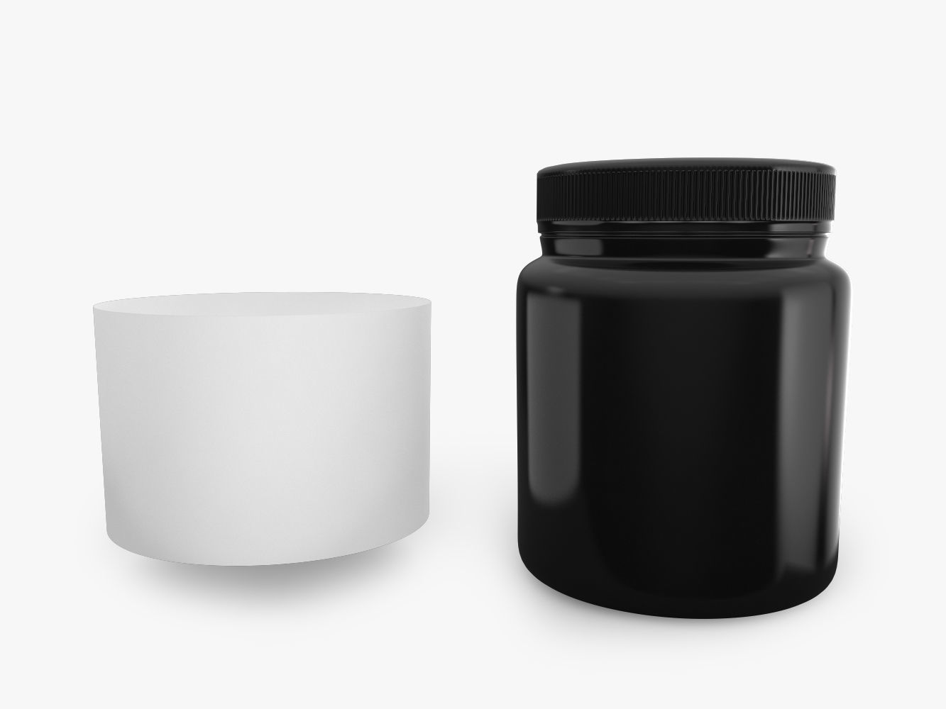 Supplement Bottle 3D model_2