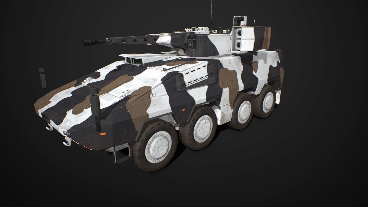 GTK Boxer APC IFV All Pack Low-poly 3D model_10