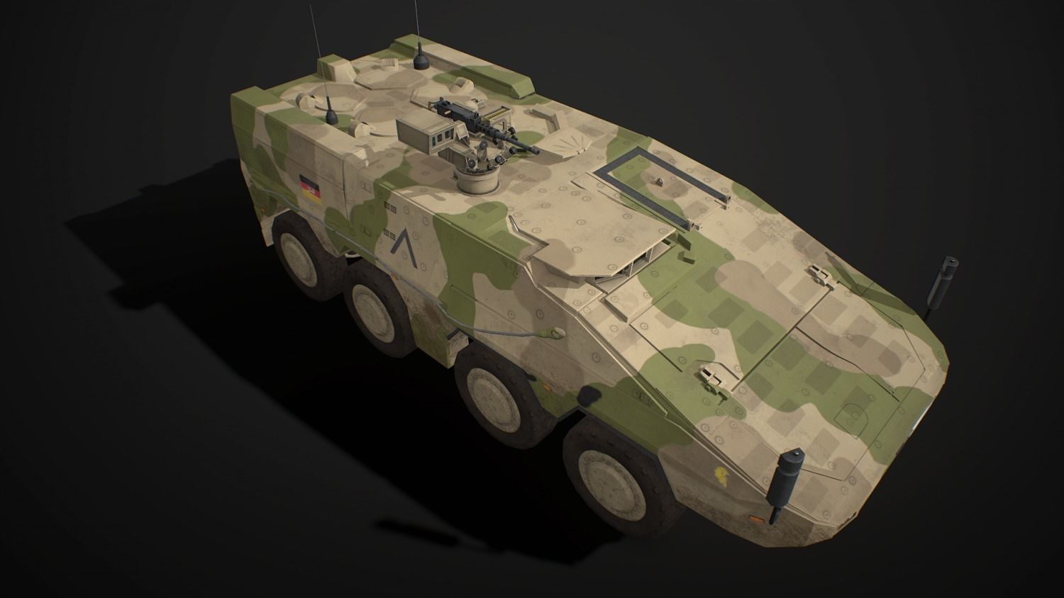 GTK Boxer APC IFV All Pack Low-poly 3D model_3
