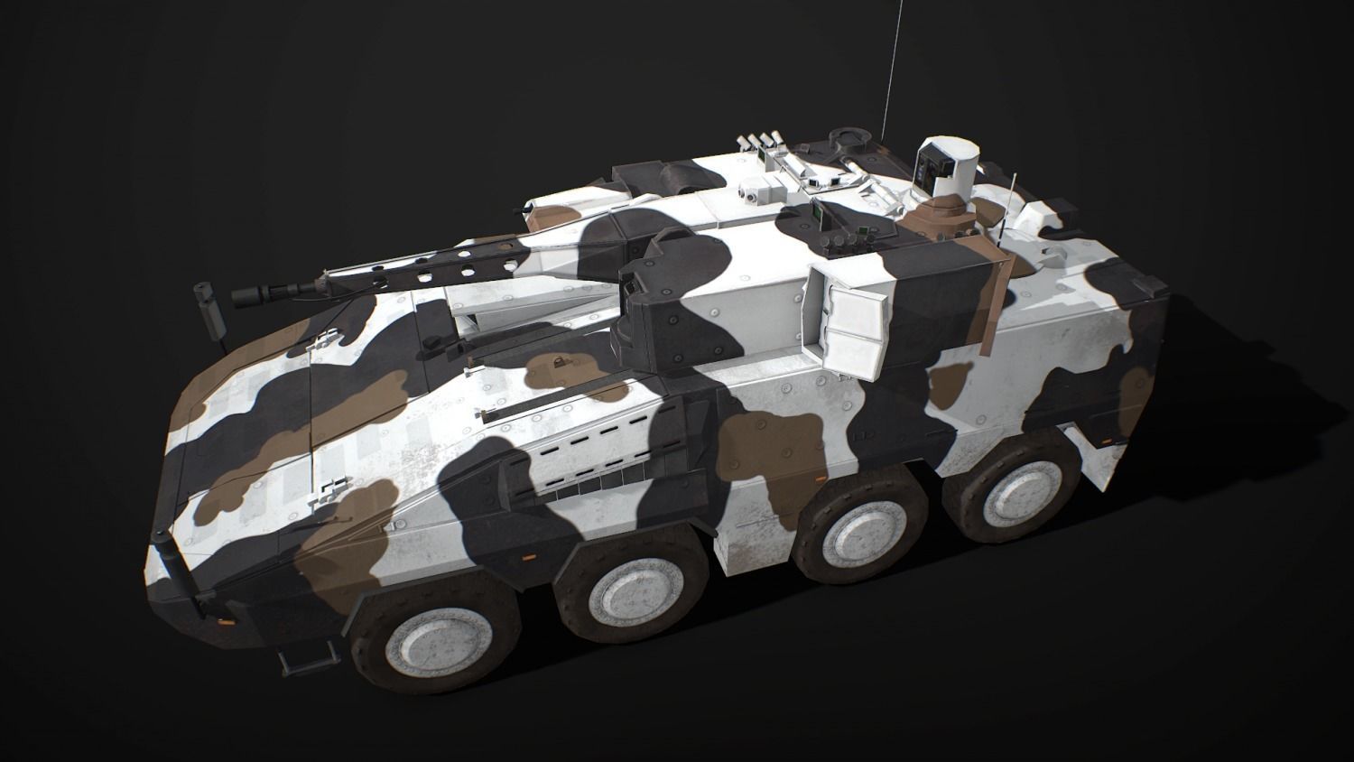 GTK Boxer APC IFV All Pack Low-poly 3D model_5