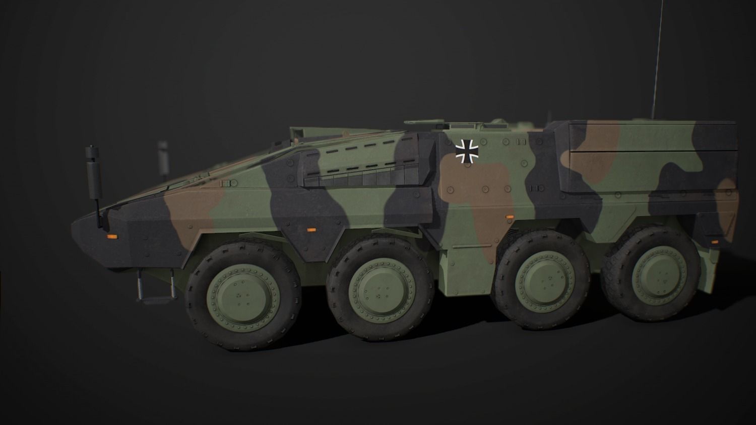 GTK Boxer APC IFV All Pack Low-poly 3D model_1