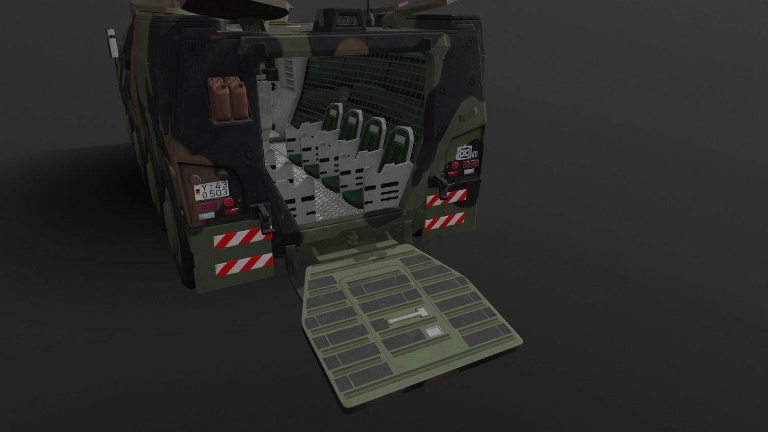 GTK Boxer APC IFV All Pack Low-poly 3D model_11