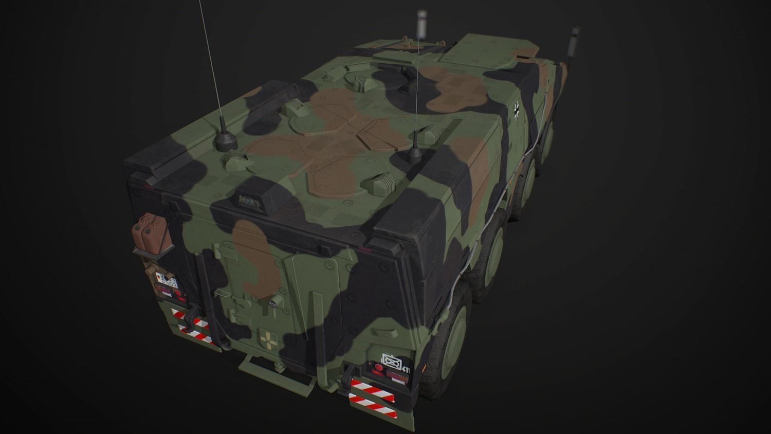 GTK Boxer APC IFV All Pack Low-poly 3D model_6