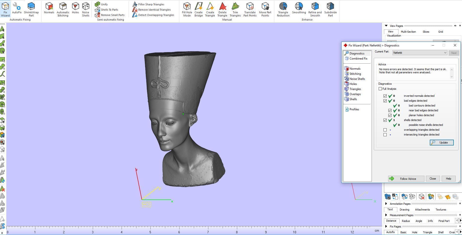Nefertiti bust of egyptian queen 3D print model_5
