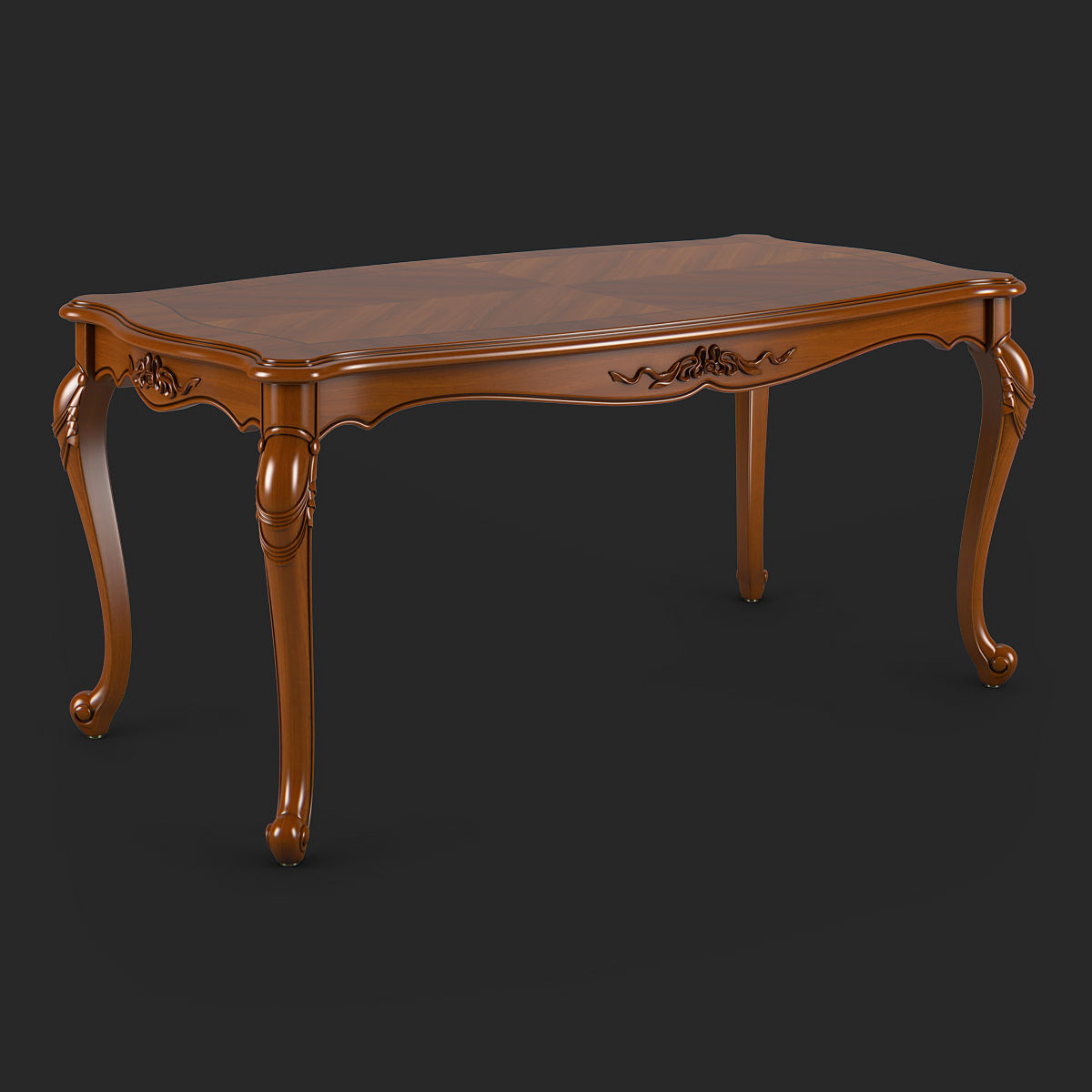 2600200 230-1 Carpenter Long dining table 3D model_2