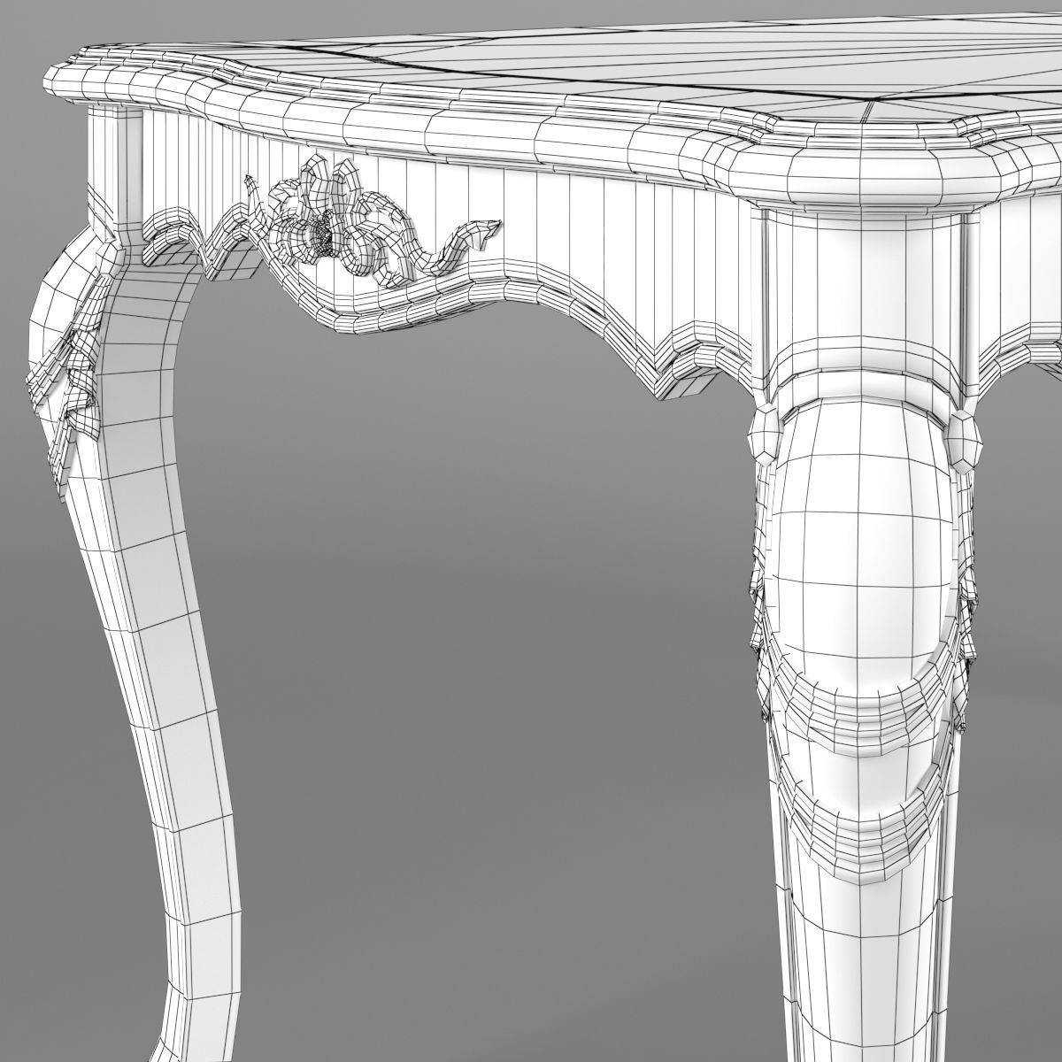 2600200 230-1 Carpenter Long dining table 3D model_6