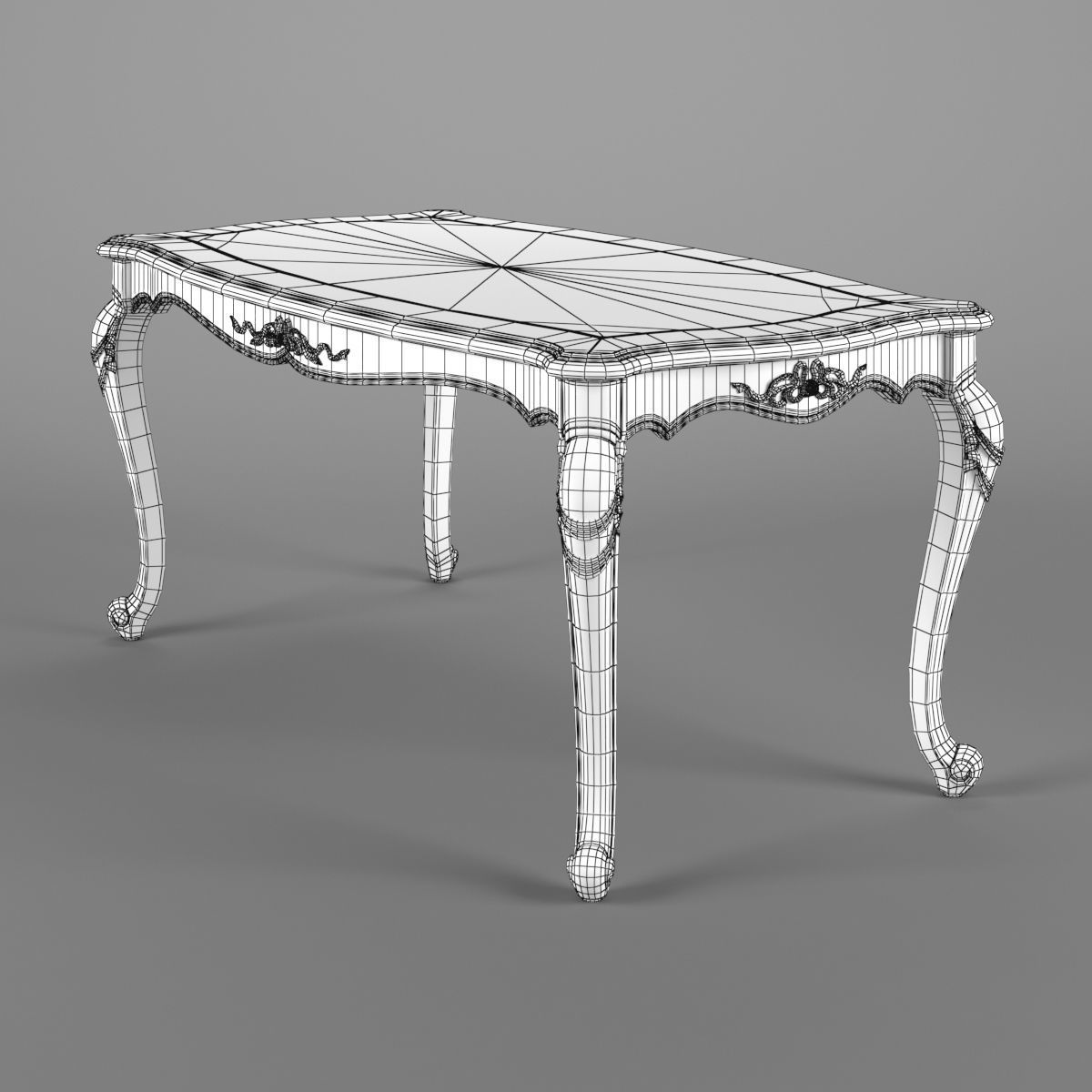 2600200 230-1 Carpenter Long dining table 3D model_5