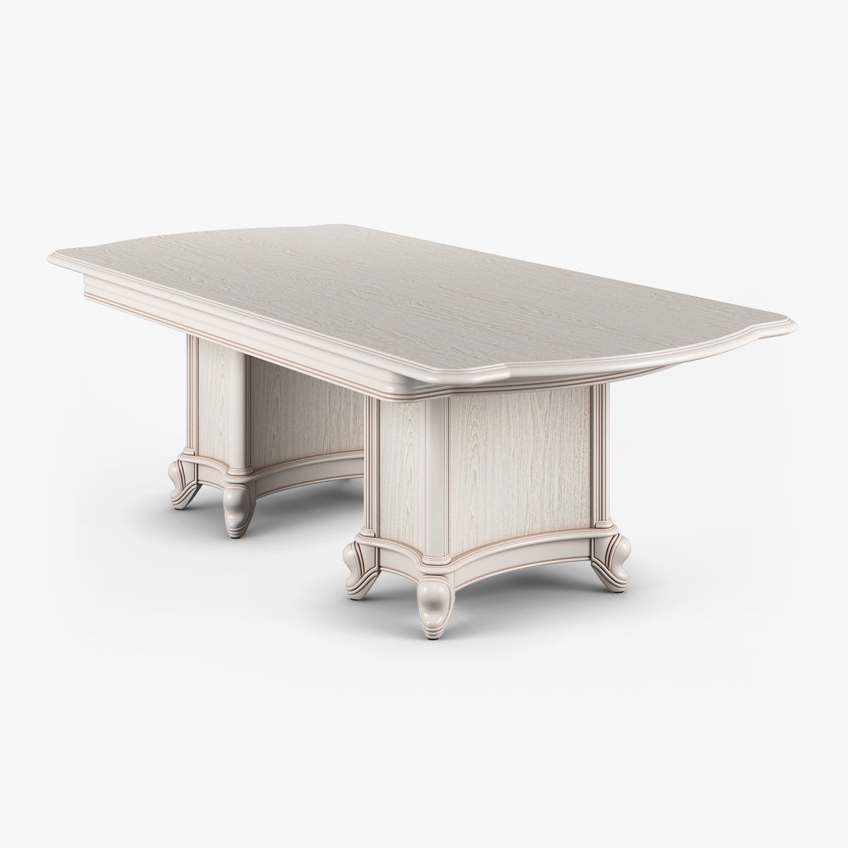 2500400 230 Carpenter Extensible dining table 3D model_3